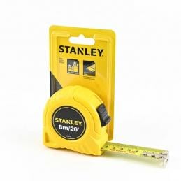 SKI - สกี จำหน่ายสินค้าหลากหลาย และคุณภาพดี | STANLEY 30-456N-21-109 ตลับเมตรพลาสติกสีเหลือง 8 ม. Global Tapes (Exthai)